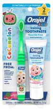 Orajel™ Kids CoComelon™ Fluoride-Free Training Toothpaste with Brush